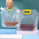 Kit 10 Sacos de Armazenamento Dispenser de Alimentos
