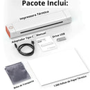 BluPrinter® - Impressora Portátil + (Refil de Papel e Brinde Surpresa)